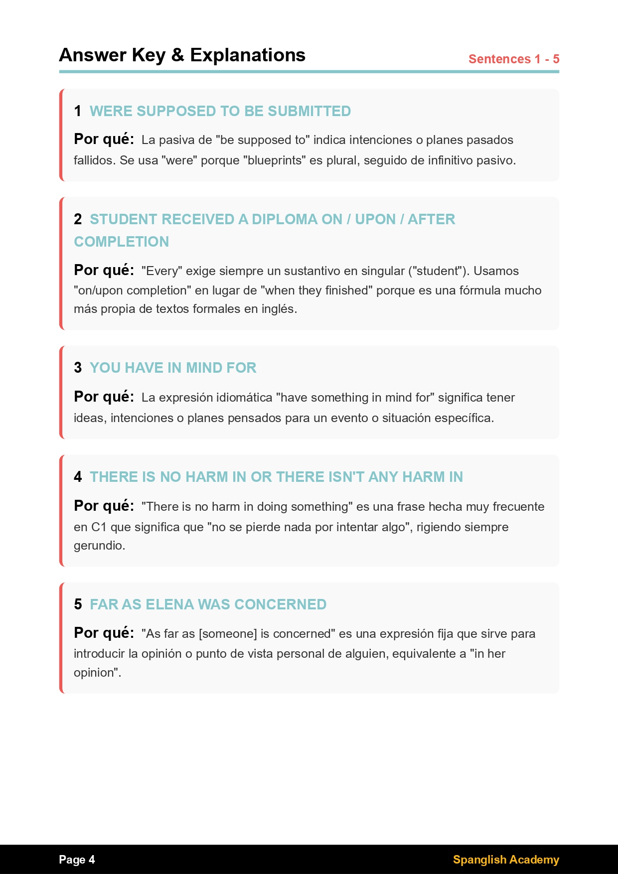 Respuestas Part 4 Key Word Transformations